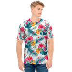 Aloha Hawaii Floral Pattern Print Men's T-Shirt