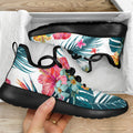 Aloha Hawaii Floral Pattern Print Mesh Knit Shoes