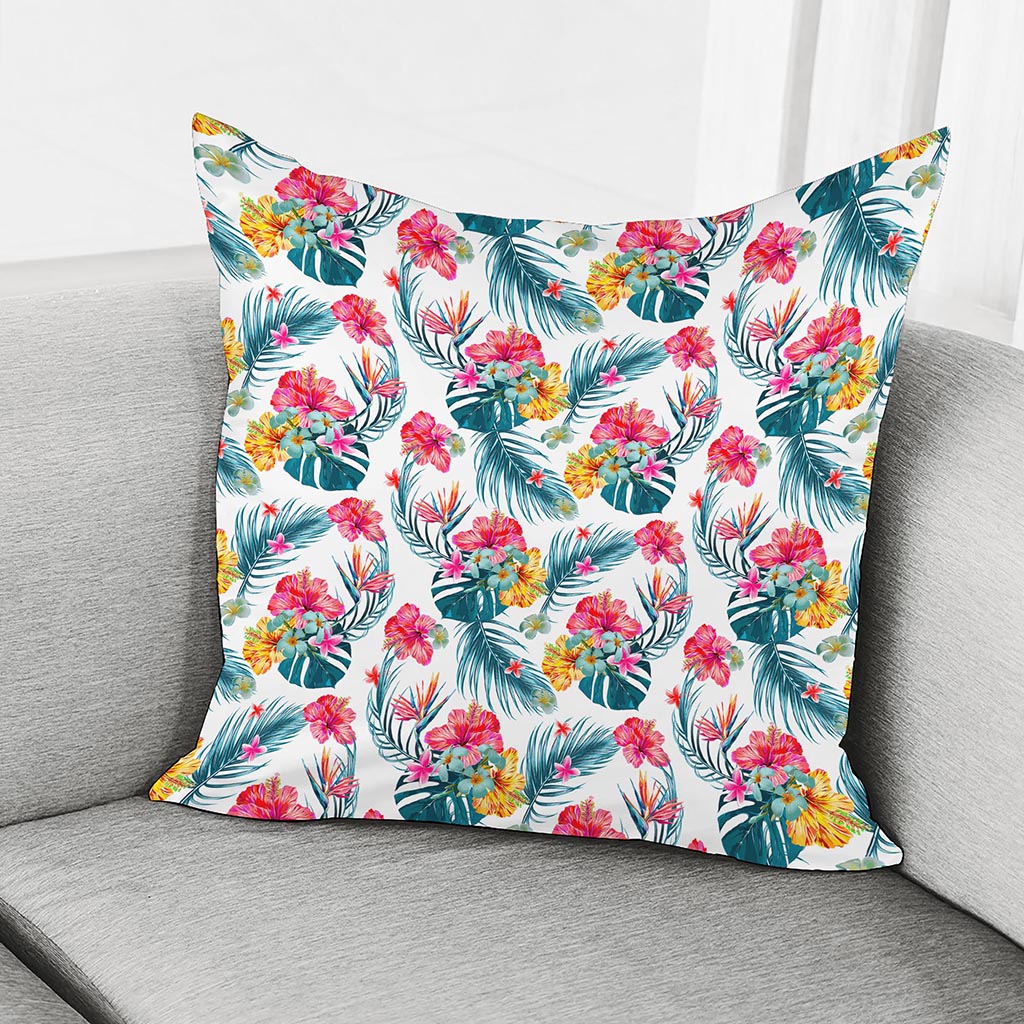 Aloha Hawaii Floral Pattern Print Pillow Cover