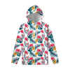 Aloha Hawaii Floral Pattern Print Pullover Hoodie