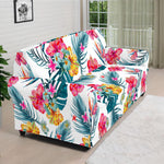 Aloha Hawaii Floral Pattern Print Sofa Cover