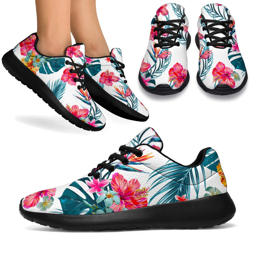 Aloha Hawaii Floral Pattern Print Sport Shoes GearFrost