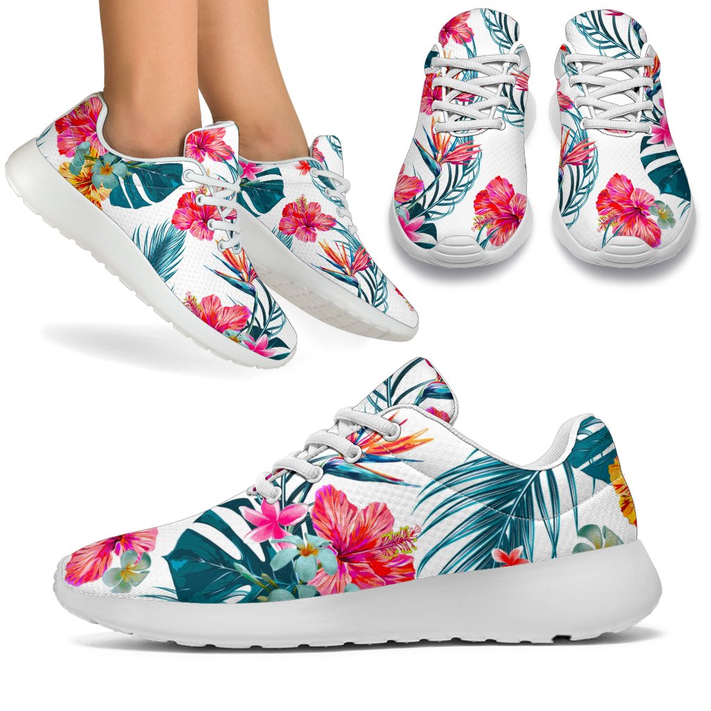 Aloha Hawaii Floral Pattern Print Sport Shoes GearFrost