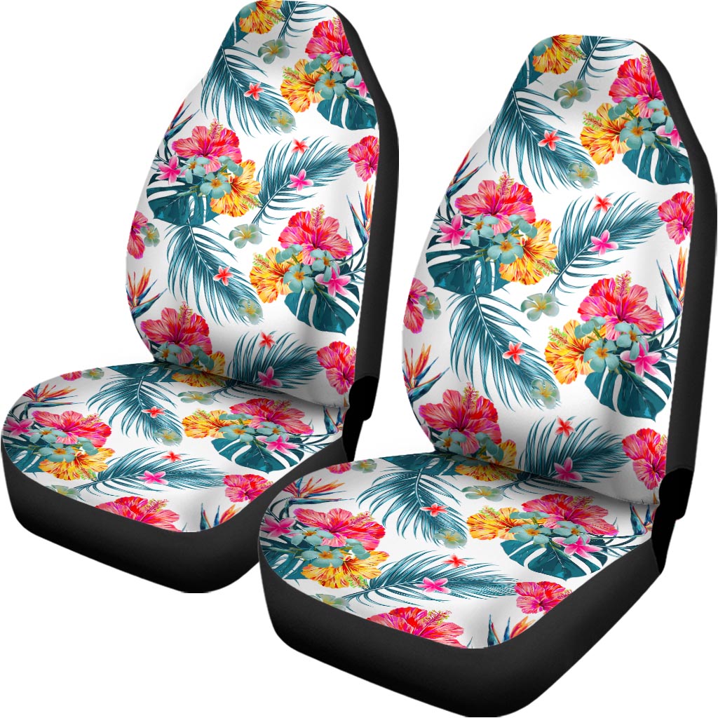 Aloha Hawaii Floral Pattern Print Universal Fit Car Seat Covers