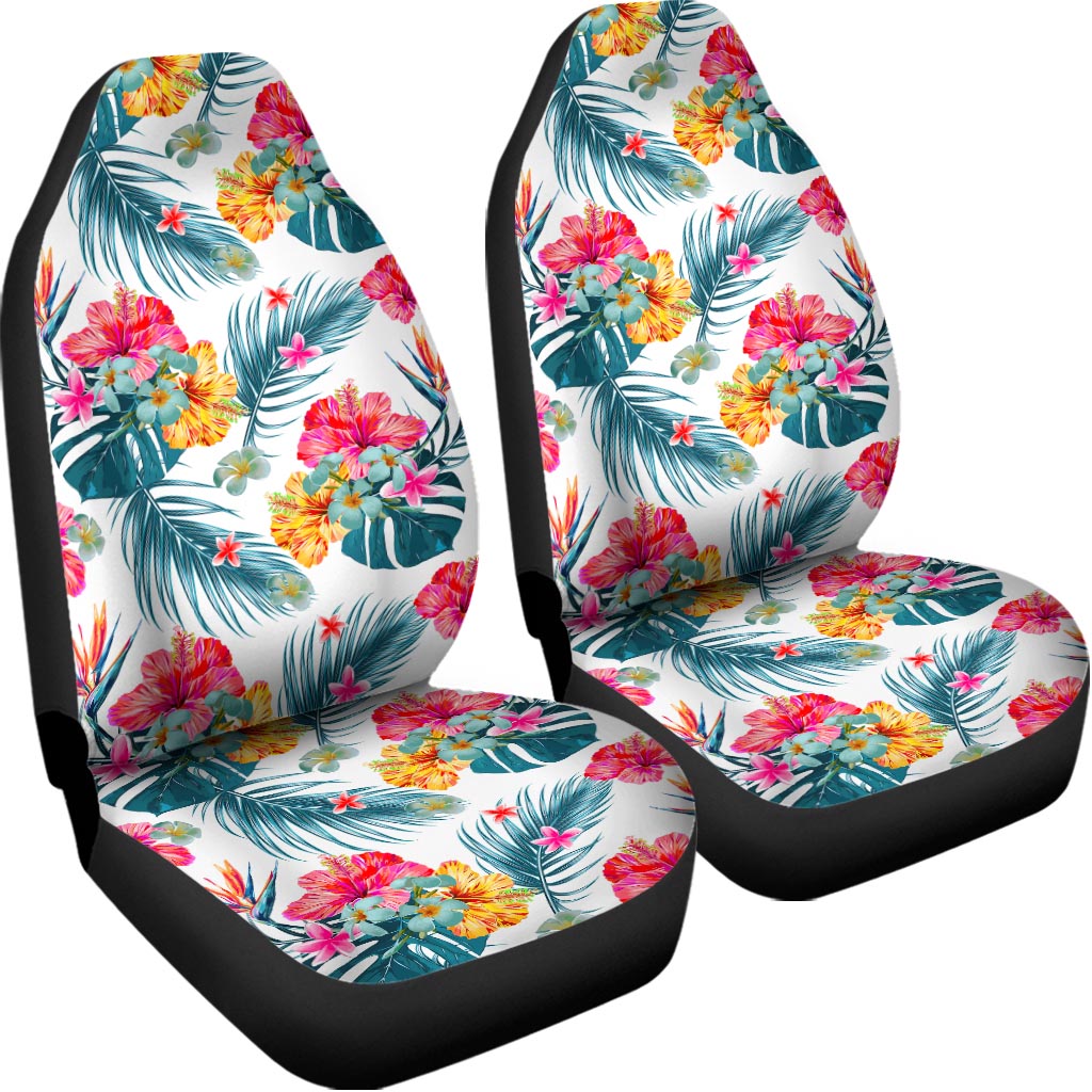 Aloha Hawaii Floral Pattern Print Universal Fit Car Seat Covers