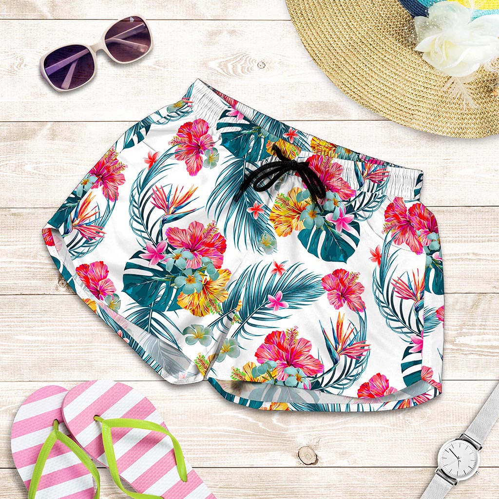 Aloha Hawaii Floral Pattern Print Women's Shorts