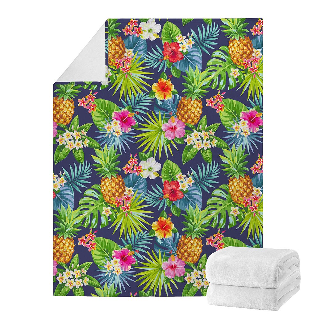 Aloha Hawaii Tropical Pattern Print Blanket