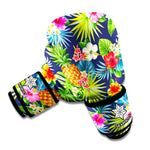 Aloha Hawaii Tropical Pattern Print Boxing Gloves