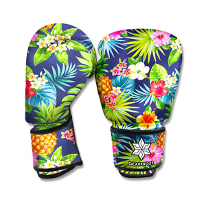 Aloha Hawaii Tropical Pattern Print Boxing Gloves