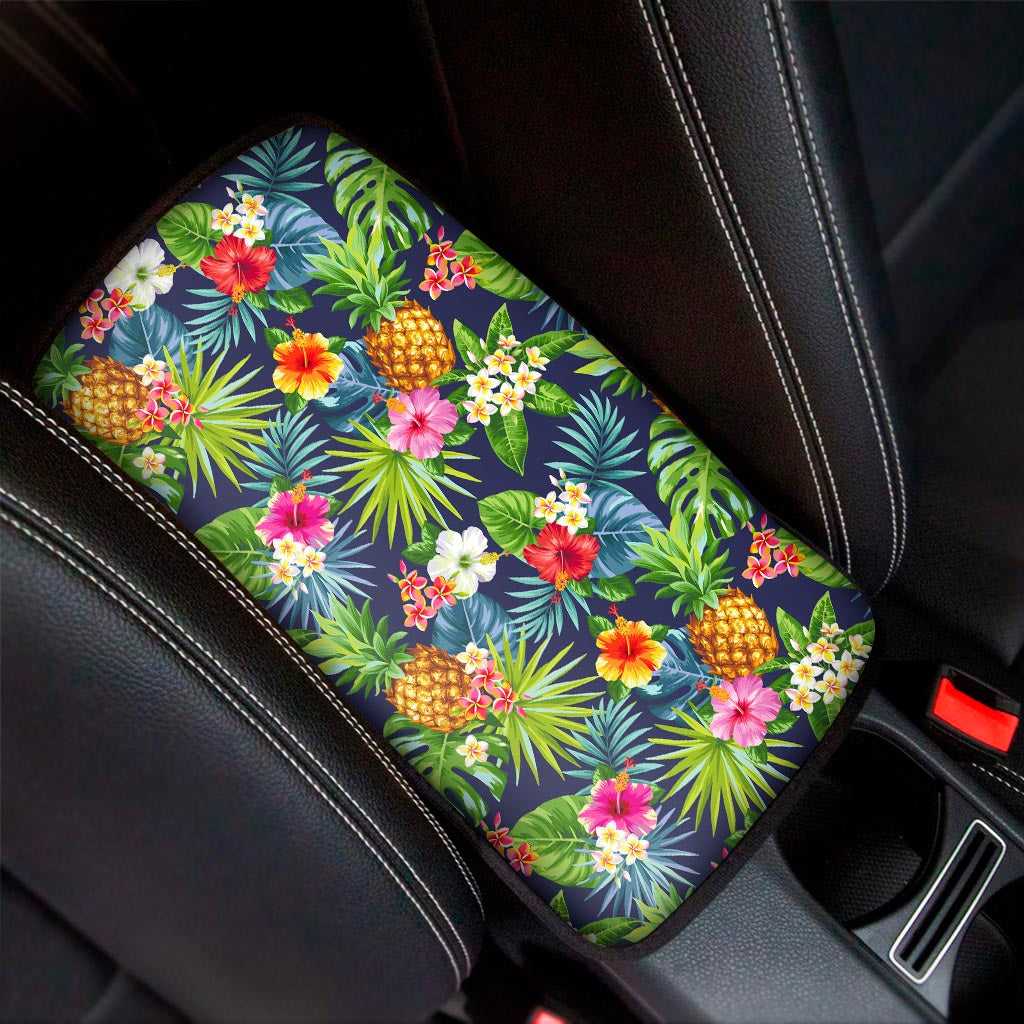 Aloha Hawaii Tropical Pattern Print Car Center Console Cover