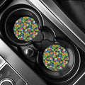 Aloha Hawaii Tropical Pattern Print Car Coasters