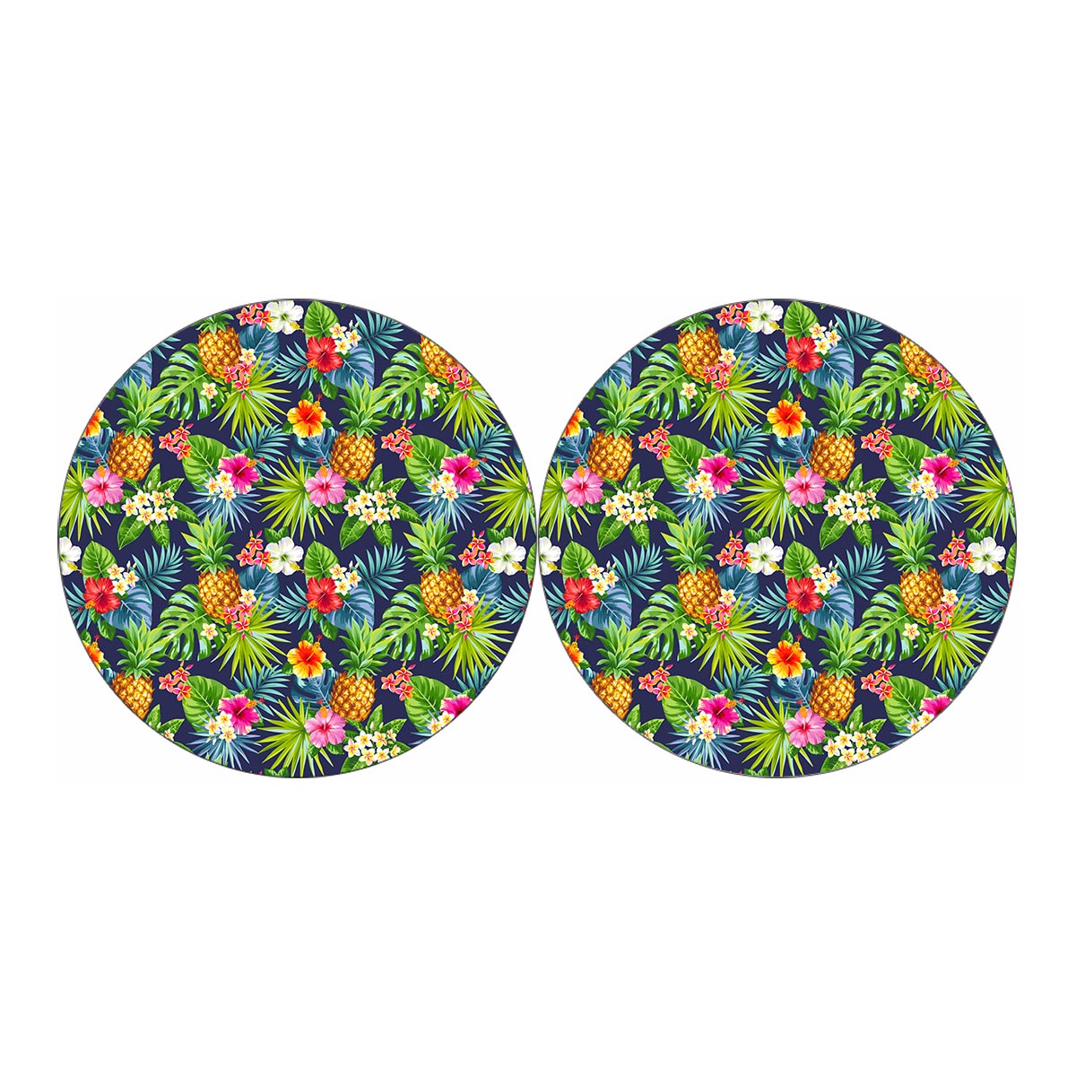 Aloha Hawaii Tropical Pattern Print Car Coasters