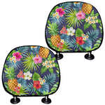 Aloha Hawaii Tropical Pattern Print Car Headrest Covers