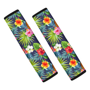 Aloha Hawaii Tropical Pattern Print Car Seat Belt Covers