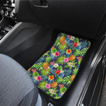 Aloha Hawaii Tropical Pattern Print Front and Back Car Floor Mats