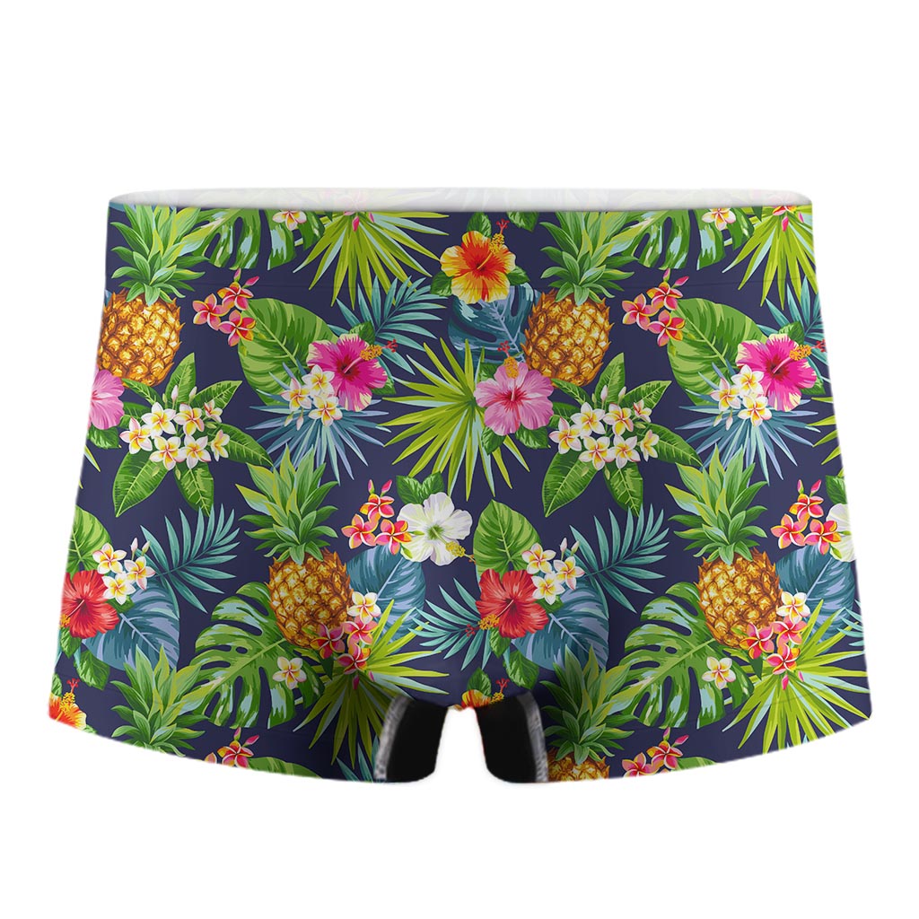 Aloha Hawaii Tropical Pattern Print Men's Boxer Briefs