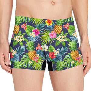 Aloha Hawaii Tropical Pattern Print Men's Boxer Briefs