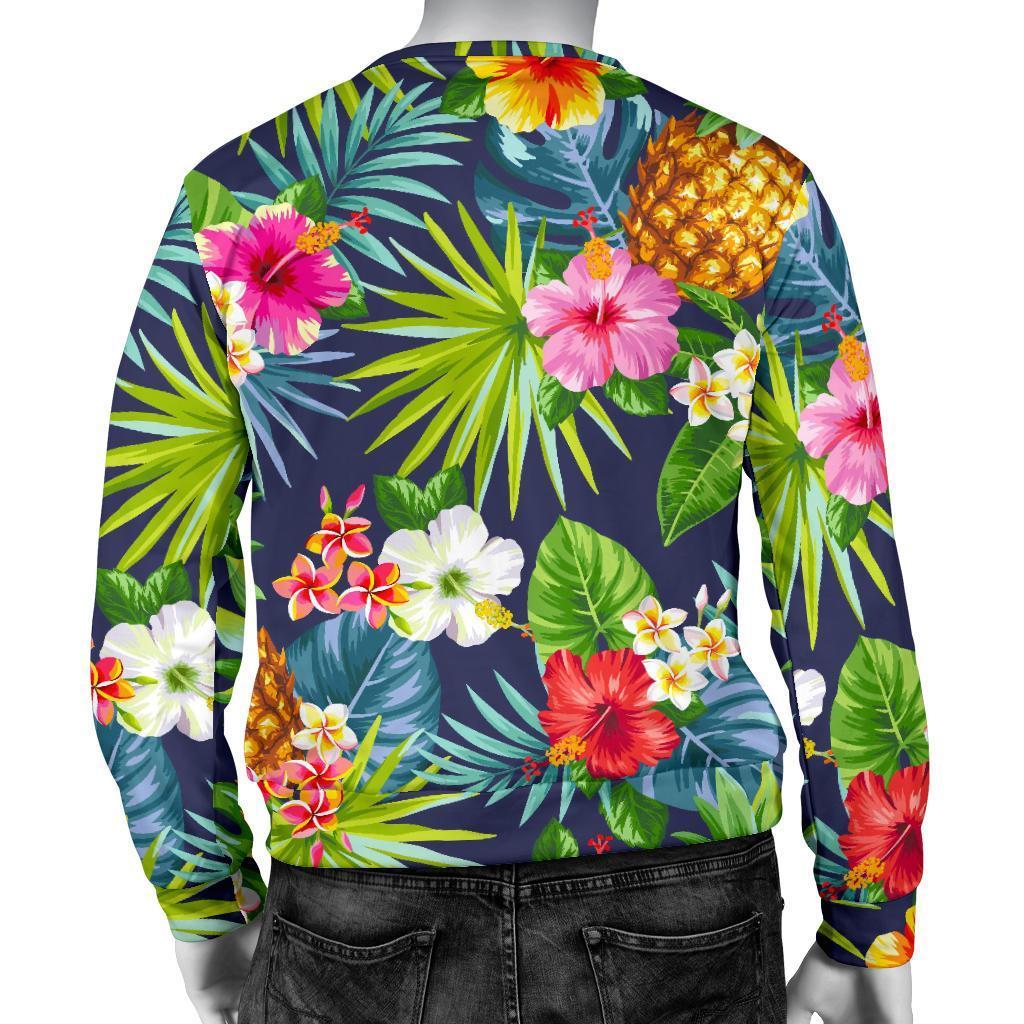 Aloha Hawaii Tropical Pattern Print Men's Crewneck Sweatshirt GearFrost