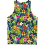 Aloha Hawaii Tropical Pattern Print Men's Tank Top