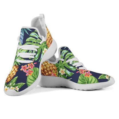 Aloha Hawaii Tropical Pattern Print Mesh Knit Shoes GearFrost