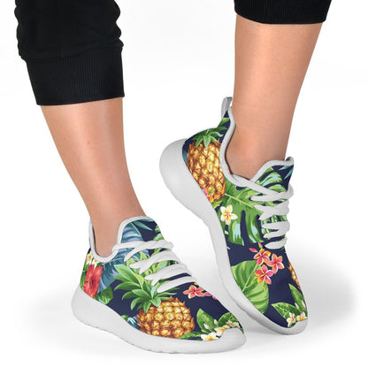 Aloha Hawaii Tropical Pattern Print Mesh Knit Shoes GearFrost
