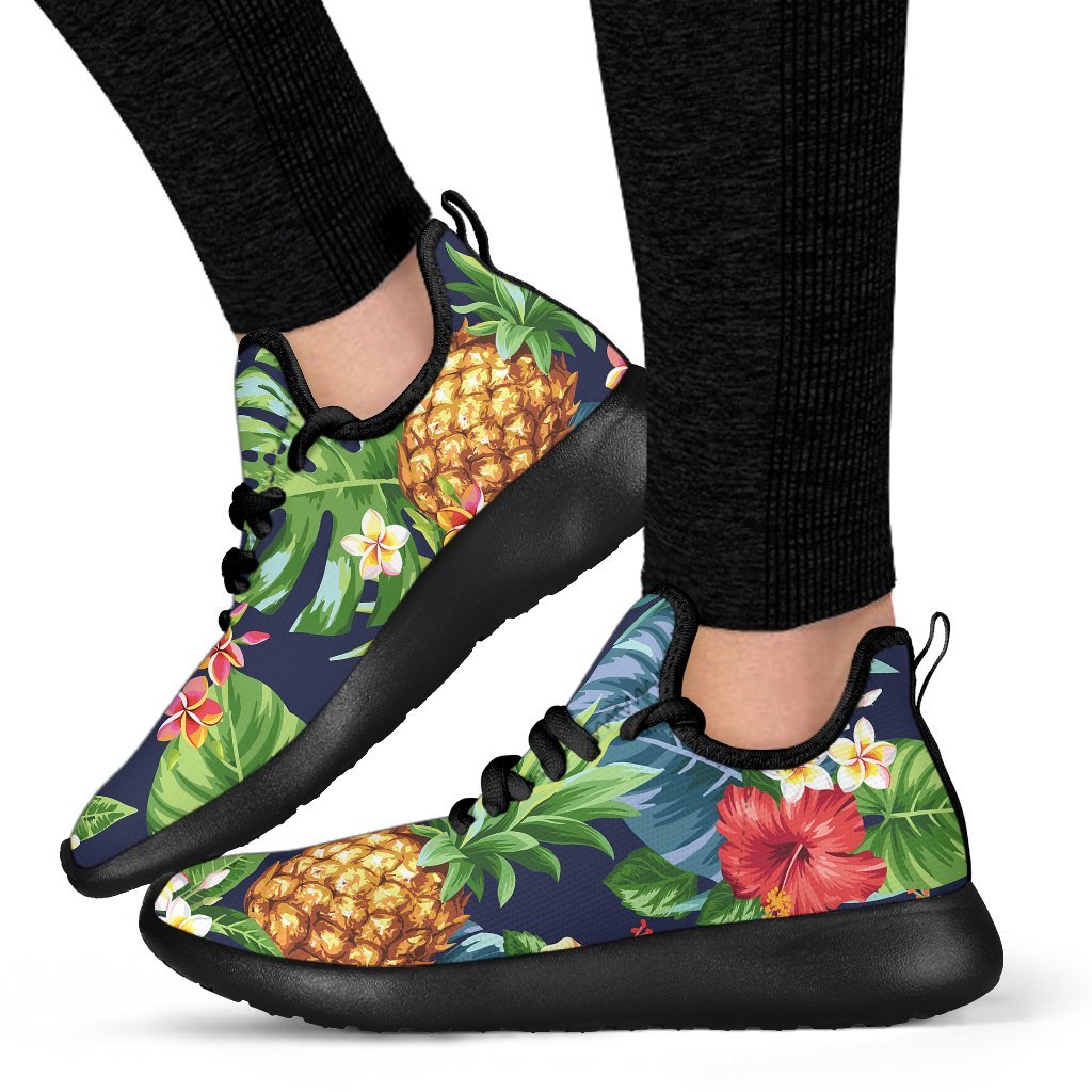 Aloha Hawaii Tropical Pattern Print Mesh Knit Shoes GearFrost