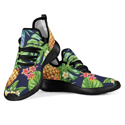 Aloha Hawaii Tropical Pattern Print Mesh Knit Shoes GearFrost
