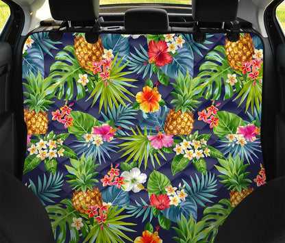 Aloha Hawaii Tropical Pattern Print Pet Car Back Seat Cover