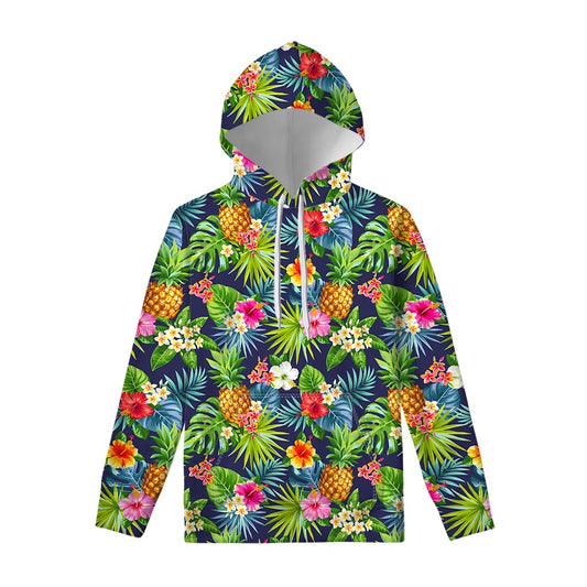 Aloha Hawaii Tropical Pattern Print Pullover Hoodie