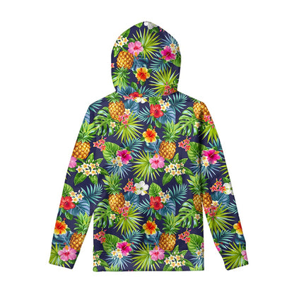 Aloha Hawaii Tropical Pattern Print Pullover Hoodie