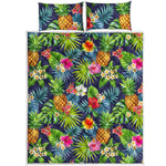 Aloha Hawaii Tropical Pattern Print Quilt Bed Set
