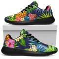 Aloha Hawaii Tropical Pattern Print Walking Shoes