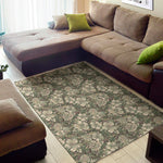 Aloha Hawaiian Camo Flower Pattern Print Area Rug