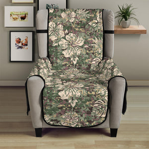 Aloha Hawaiian Camo Flower Pattern Print Armchair Protector