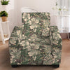 Aloha Hawaiian Camo Flower Pattern Print Armchair Slipcover