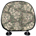 Aloha Hawaiian Camo Flower Pattern Print Car Headrest Covers