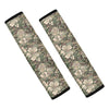 Aloha Hawaiian Camo Flower Pattern Print Car Seat Belt Covers