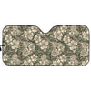 Aloha Hawaiian Camo Flower Pattern Print Car Sun Shade