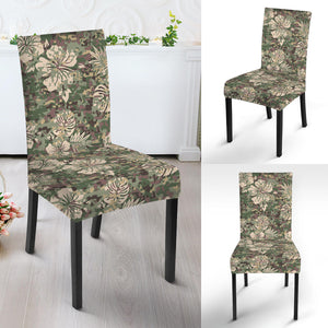 Aloha Hawaiian Camo Flower Pattern Print Dining Chair Slipcover