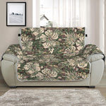 Aloha Hawaiian Camo Flower Pattern Print Half Sofa Protector