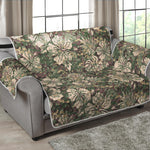 Aloha Hawaiian Camo Flower Pattern Print Loveseat Protector