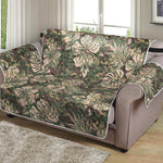 Aloha Hawaiian Camo Flower Pattern Print Loveseat Protector