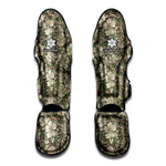 Aloha Hawaiian Camo Flower Pattern Print Muay Thai Shin Guard