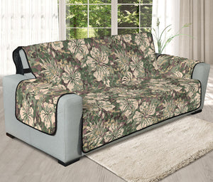 Aloha Hawaiian Camo Flower Pattern Print Oversized Sofa Protector