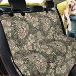 Aloha Hawaiian Camo Flower Pattern Print Pet Car Back Seat Cover