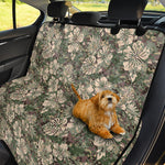 Aloha Hawaiian Camo Flower Pattern Print Pet Car Back Seat Cover