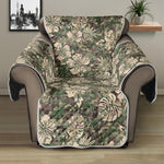 Aloha Hawaiian Camo Flower Pattern Print Recliner Protector