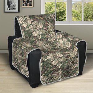 Aloha Hawaiian Camo Flower Pattern Print Recliner Protector