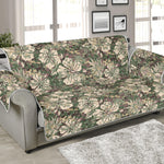 Aloha Hawaiian Camo Flower Pattern Print Sofa Protector