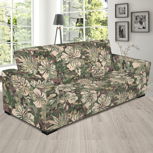 Aloha Hawaiian Camo Flower Pattern Print Sofa Slipcover